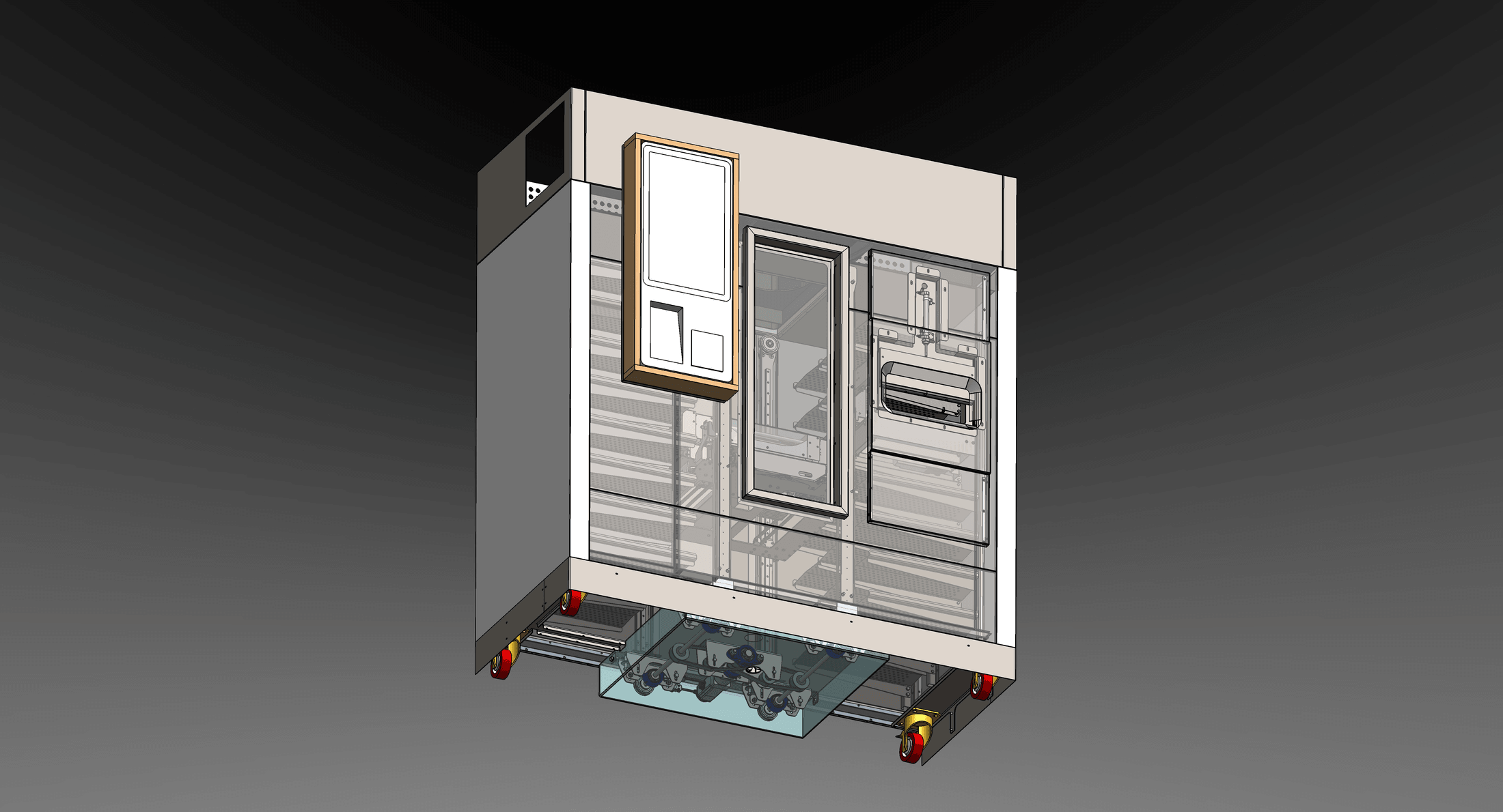 Rendering of pre-production unit