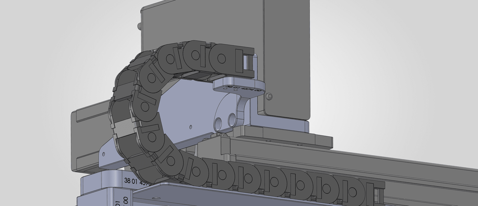 Another rendering closeup of pick & place cable control